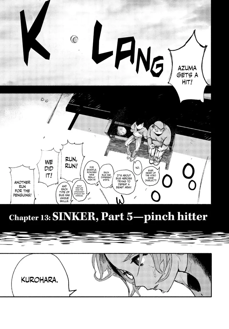 Page 1 of Chapter 13: Chapter 13: Sinker, Part 5 - Pinch Hitter