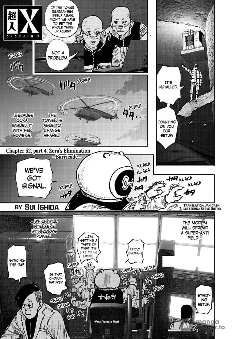 Page 1 of Chapter 52.4: Read Choujin X Chapter 52.4 Online - Latest Update