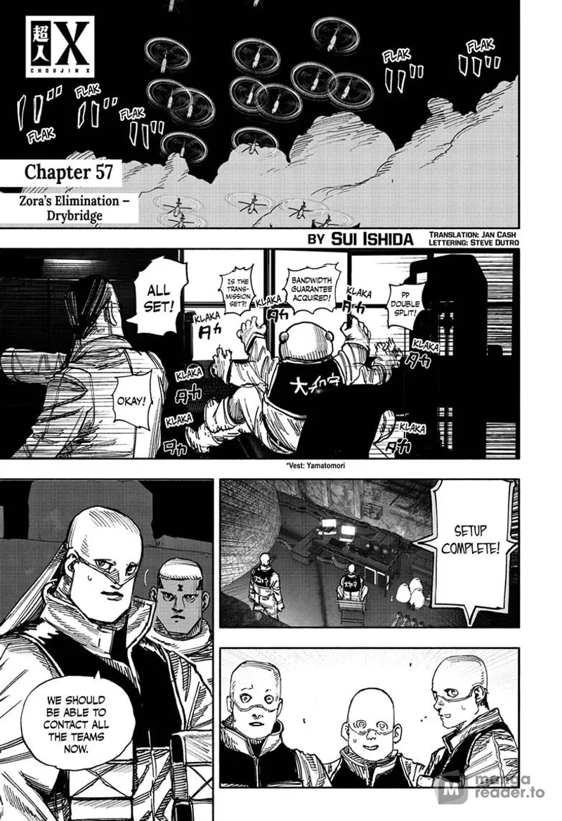 Page 1 of Chapter 57: Read Choujin X Chapter 57.0 Online - Latest Update