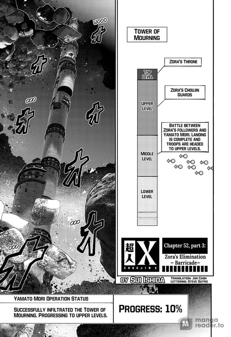 Page 1 of Chapter 52.3: Read Choujin X Chapter 52.3 Online - Latest Update